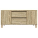 vidaXL Comodă TV, stejar sonoma, 102x44,5x50 cm, lemn prelucrat vidaXL Comodă TV, stejar sonoma, 102x44,5x50 cm, lemn prelucrat