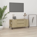 vidaXL Comodă TV, stejar sonoma, 102x44,5x50 cm, lemn prelucrat vidaXL Comodă TV, stejar sonoma, 102x44,5x50 cm, lemn prelucrat
