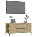 vidaXL Comodă TV, stejar sonoma, 102x44,5x50 cm, lemn prelucrat vidaXL Comodă TV, stejar sonoma, 102x44,5x50 cm, lemn prelucrat