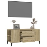 vidaXL Comodă TV, stejar sonoma, 102x44,5x50 cm, lemn prelucrat vidaXL Comodă TV, stejar sonoma, 102x44,5x50 cm, lemn prelucrat