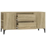 vidaXL Comodă TV, stejar sonoma, 102x44,5x50 cm, lemn prelucrat vidaXL Comodă TV, stejar sonoma, 102x44,5x50 cm, lemn prelucrat