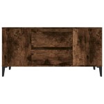 vidaXL Comodă TV, stejar fumuriu, 102x44,5x50 cm, lemn prelucrat vidaXL Comodă TV, stejar fumuriu, 102x44,5x50 cm, lemn prelucrat