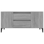 vidaXL Comodă TV, gri sonoma, 102x44,5x50 cm, lemn prelucrat vidaXL Comodă TV, gri sonoma, 102x44,5x50 cm, lemn prelucrat