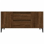 vidaXL Comodă TV, stejar maro, 102x44,5x50 cm, lemn prelucrat