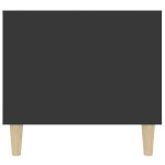 vidaXL Măsuță de cafea, negru, 90x49x45 cm, lemn compozit vidaXL Măsuță de cafea, negru, 90x49x45 cm, lemn compozit