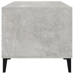 vidaXL Măsuță de cafea, gri beton, 90x49x45 cm, lemn prelucrat