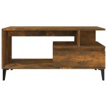 vidaXL Măsuță de cafea, stejar fumuriu, 90x49x45 cm, lemn prelucrat vidaXL Măsuță de cafea, stejar fumuriu, 90x49x45 cm, lemn prelucrat