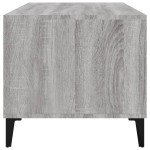 vidaXL Măsuță de cafea, gri sonoma, 90x49x45 cm, lemn compozit