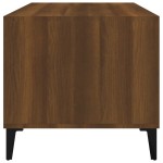 vidaXL Măsuță de cafea, stejar maro, 90x49x45 cm, lemn prelucrat vidaXL Măsuță de cafea, stejar maro, 90x49x45 cm, lemn prelucrat