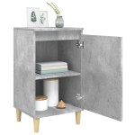 vidaXL Noptiere, 2 buc., gri beton, 40x35x70 cm, lemn prelucrat vidaXL Noptiere, 2 buc., gri beton, 40x35x70 cm, lemn prelucrat