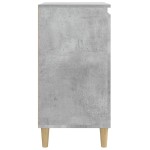 vidaXL Noptiere, 2 buc., gri beton, 40x35x70 cm, lemn prelucrat vidaXL Noptiere, 2 buc., gri beton, 40x35x70 cm, lemn prelucrat