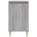 vidaXL Noptiere, 2 buc., gri sonoma, 40x35x70 cm, lemn prelucrat