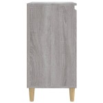 vidaXL Noptiere, 2 buc., gri sonoma, 40x35x70 cm, lemn prelucrat
