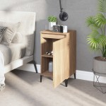 vidaXL Noptiere, 2 buc., stejar sonoma, 40x35x70 cm, lemn prelucrat vidaXL Noptiere, 2 buc., stejar sonoma, 40x35x70 cm, lemn prelucrat