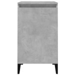 vidaXL Noptieră, gri beton, 40x35x70 cm, lemn prelucrat