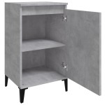 vidaXL Noptieră, gri beton, 40x35x70 cm, lemn prelucrat