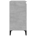 vidaXL Noptieră, gri beton, 40x35x70 cm, lemn prelucrat