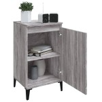 vidaXL Noptiere, 2 buc., gri sonoma, 40x35x70 cm, lemn prelucrat vidaXL Noptiere, 2 buc., gri sonoma, 40x35x70 cm, lemn prelucrat