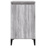 vidaXL Noptiere, 2 buc., gri sonoma, 40x35x70 cm, lemn prelucrat vidaXL Noptiere, 2 buc., gri sonoma, 40x35x70 cm, lemn prelucrat