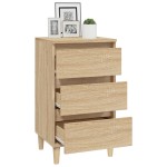 vidaXL Noptieră, stejar sonoma, 40x35x70 cm, lemn prelucrat vidaXL Noptieră, stejar sonoma, 40x35x70 cm, lemn prelucrat