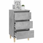 vidaXL Noptieră, gri beton, 40x35x70 cm, lemn prelucrat