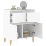 vidaXL Servantă, alb, 60x35x70 cm, lemn prelucrat vidaXL Servantă, alb, 60x35x70 cm, lemn prelucrat