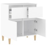 vidaXL Servantă, alb, 60x35x70 cm, lemn prelucrat vidaXL Servantă, alb, 60x35x70 cm, lemn prelucrat