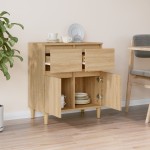 vidaXL Servantă, stejar sonoma, 60x35x70 cm, lemn prelucrat vidaXL Servantă, stejar sonoma, 60x35x70 cm, lemn prelucrat