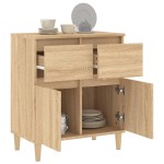 vidaXL Servantă, stejar sonoma, 60x35x70 cm, lemn prelucrat vidaXL Servantă, stejar sonoma, 60x35x70 cm, lemn prelucrat