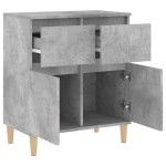 vidaXL Servantă, gri beton, 60x35x70 cm, lemn prelucrat vidaXL Servantă, gri beton, 60x35x70 cm, lemn prelucrat