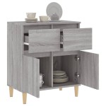 vidaXL Servantă, sonoma gri, 60x35x70 cm, lemn prelucrat