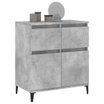 vidaXL Servantă, gri beton, 60x35x70 cm, lemn prelucrat vidaXL Servantă, gri beton, 60x35x70 cm, lemn prelucrat