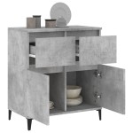 vidaXL Servantă, gri beton, 60x35x70 cm, lemn prelucrat vidaXL Servantă, gri beton, 60x35x70 cm, lemn prelucrat