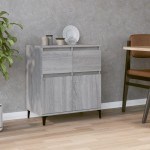 vidaXL Servantă, sonoma gri, 60x35x70 cm, lemn prelucrat vidaXL Servantă, sonoma gri, 60x35x70 cm, lemn prelucrat