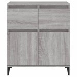 vidaXL Servantă, sonoma gri, 60x35x70 cm, lemn prelucrat vidaXL Servantă, sonoma gri, 60x35x70 cm, lemn prelucrat
