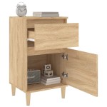 vidaXL Noptiere, 2 buc., stejar sonoma, 40x35x70 cm, lemn prelucrat vidaXL Noptiere, 2 buc., stejar sonoma, 40x35x70 cm, lemn prelucrat