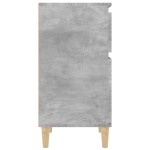 vidaXL Noptieră, gri beton, 40x35x70 cm