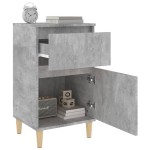 vidaXL Noptiere, 2 buc., gri beton, 40x35x70 cm vidaXL Noptiere, 2 buc., gri beton, 40x35x70 cm