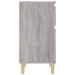 vidaXL Noptiere, 2 buc., gri sonoma, 40x35x70 cm vidaXL Noptiere, 2 buc., gri sonoma, 40x35x70 cm