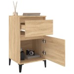 vidaXL Noptiere, 2 buc., stejar sonoma, 40x35x70 cm, lemn prelucrat vidaXL Noptiere, 2 buc., stejar sonoma, 40x35x70 cm, lemn prelucrat