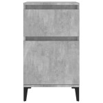 vidaXL Noptiere, 2 buc., gri beton, 40x35x70 cm vidaXL Noptiere, 2 buc., gri beton, 40x35x70 cm
