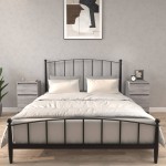 vidaXL Noptiere, 2 buc., gri sonoma, 40x35x70 cm vidaXL Noptiere, 2 buc., gri sonoma, 40x35x70 cm