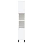 vidaXL Dulap de baie, alb, 30x30x190 cm, lemn prelucrat