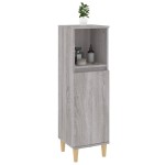 vidaXL Dulap de baie, gri sonoma, 30x30x100 cm, lemn prelucrat vidaXL Dulap de baie, gri sonoma, 30x30x100 cm, lemn prelucrat