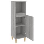 vidaXL Dulap de baie, gri sonoma, 30x30x100 cm, lemn prelucrat vidaXL Dulap de baie, gri sonoma, 30x30x100 cm, lemn prelucrat