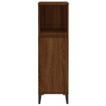 vidaXL Dulap de baie, stejar maro, 30x30x100 cm, lemn prelucrat vidaXL Dulap de baie, stejar maro, 30x30x100 cm, lemn prelucrat