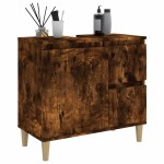 vidaXL Dulap de baie, stejar afumat, 65x33x60 cm, lemn prelucrat vidaXL Dulap de baie, stejar afumat, 65x33x60 cm, lemn prelucrat