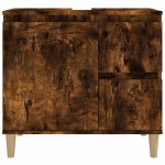 vidaXL Dulap de baie, stejar afumat, 65x33x60 cm, lemn prelucrat vidaXL Dulap de baie, stejar afumat, 65x33x60 cm, lemn prelucrat