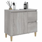 vidaXL Dulap de baie, gri sonoma, 65x33x60 cm, lemn prelucrat vidaXL Dulap de baie, gri sonoma, 65x33x60 cm, lemn prelucrat