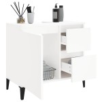 vidaXL Dulap de baie, alb, 65x33x60 cm, lemn prelucrat